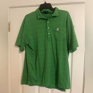 Men’s Stitch Green Polo
